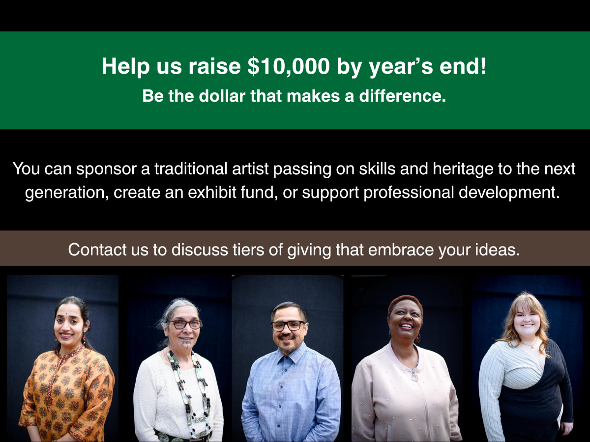 Help us raise $10,000 by year's end! Be the dollar that makes a difference.