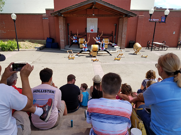 Taiko drumming demonstration