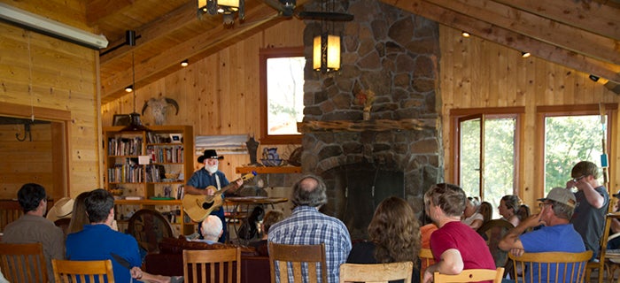 Cowboy poetry performance