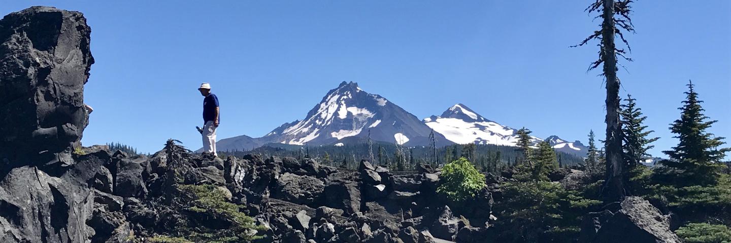 View of Sisters Mountains