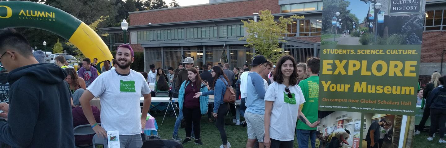 MNCH Ambassadors tabling at UO event