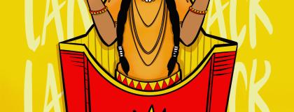 Land Back McColonizers art by Steph Littlebird