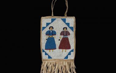 Beaded bag (side one)