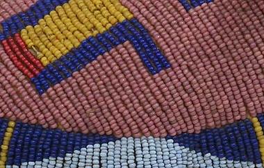 Beaded Mocassins Detail: Blackfoot or Absaroka