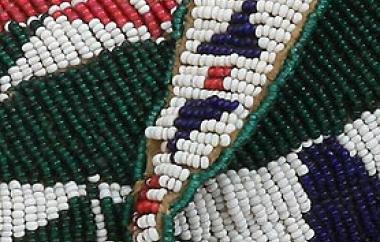 Beaded Mocassins Detail: Central Plains