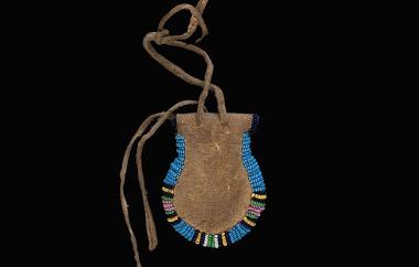 Beaded pouch (side two)