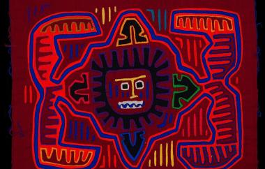 Mola with sun motif. (exterior)