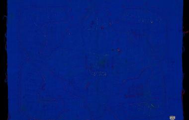 Mola with sun motif. (interior)