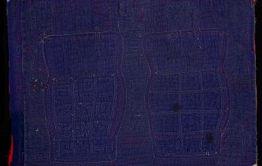 Mola probably depicting a baseball game. (interior)