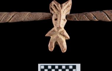 Ceramic Bead Necklace, detail