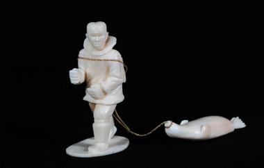 Ivory carving by Samuel Simmonds, front view