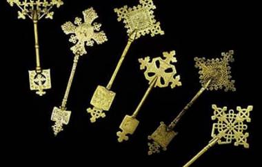 Brass Hand Crosses